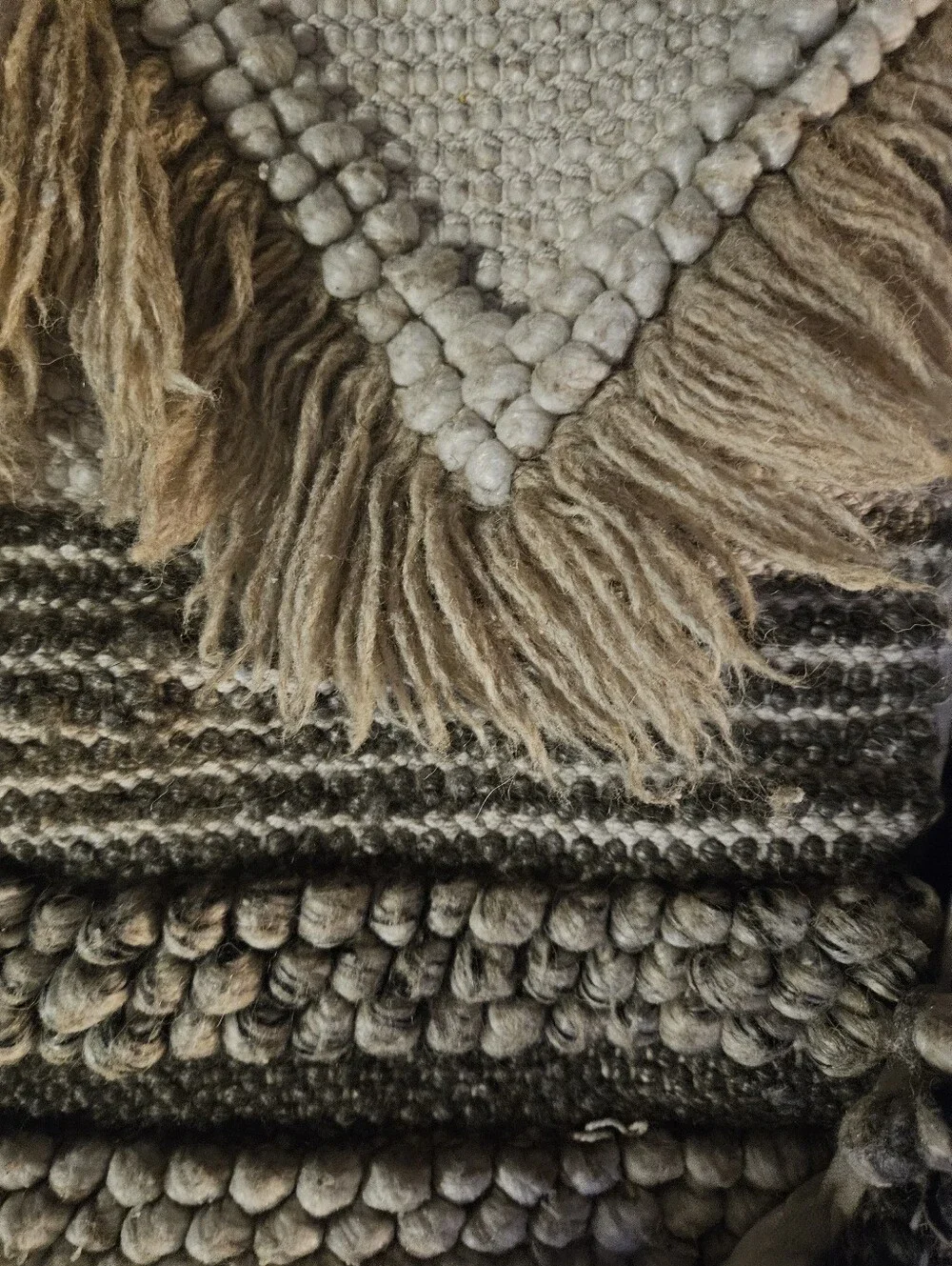 MERCHANT 41 Boho Textured Throw Pillow Covers - Set of 2
